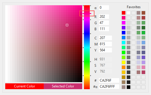 picker DriverColor